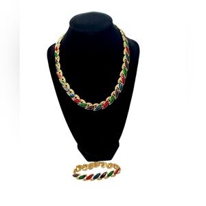 Vintage jewelry set 1980’s